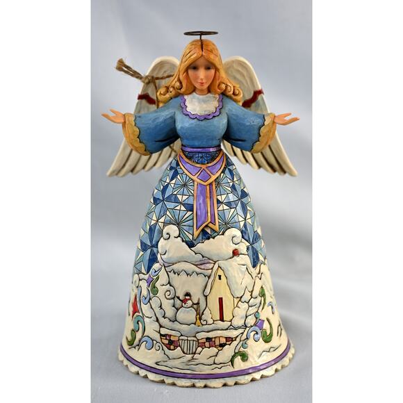 Jim Shore Winter Wonders Angel Figurine #4016085 NIB - Picture 1 of 9